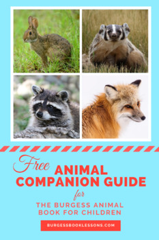 Preview of Animal Photo Companion Guide for The Burgess Animal Book for Children
