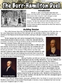 The Burr-Hamilton Duel Worksheet