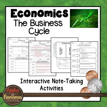 Preview of The Business Cycle - Interactive Note-taking Activities