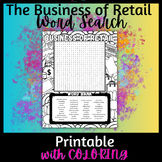 The Business of Retail Word Search with COLORING!