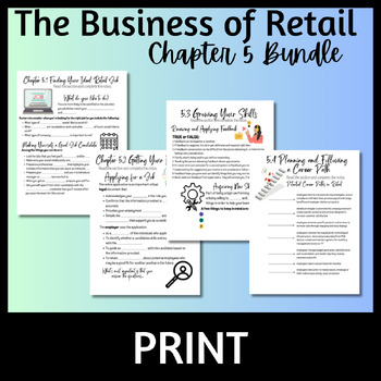 Preview of The Business of Retail: Chapter 5 Bundle