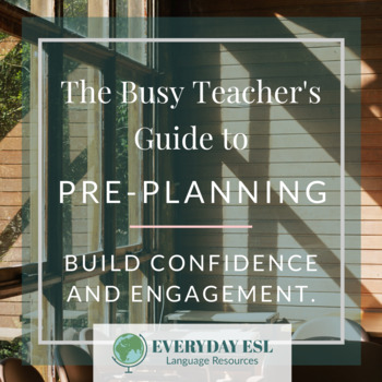 Preview of The Busy Teacher's Guide to Pre-Planning
