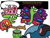 The Butterfly Can Clip Art Pack
