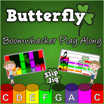 Preview of The Butterfly [Irish Slip Jig] -  Boomwhacker Videos & Sheet Music