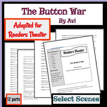 Preview of The Button War by Avi Readers Theater