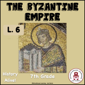 Preview of The Byzantine Empire Lesson 6 Task Cards History Alive!