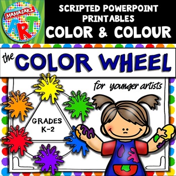 Preview of COLOR (COLOUR) Wheel for Younger Artists