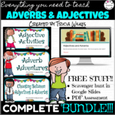 The COMPLETE BUNDLE for Adjectives & Adverbs in Google Sli