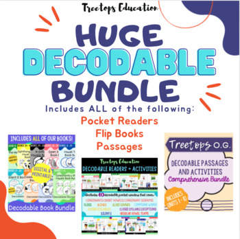 Preview of The COMPLETE Decodable Bundle (81 books and 140 pages of passages)