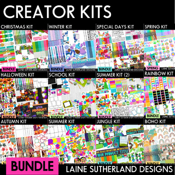Preview of The COMPLETE Monthly Creator Kit Club Bundle