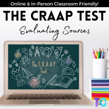 Preview of The CRAAP Test - A lesson to help identify quality sources for research 