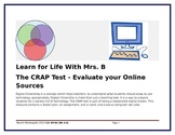 The CRAP Test - Evaluating Online Sources
