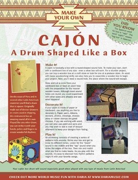 Preview of The Cajón – Make And Play Your Own “Box Drum”