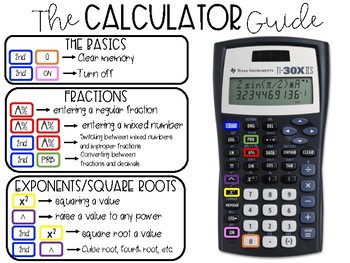 Calculator IIS by Smart Pug Teaching | TPT
