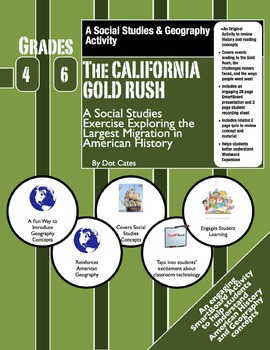 Preview of The California Gold Rush: ASmartBoard & Student Sheet Activity Pack: Gr. 3-6
