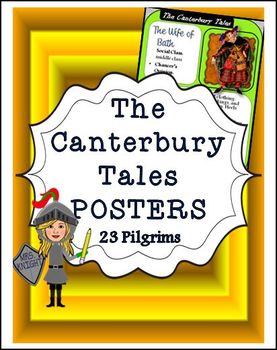 Preview of The Canterbury Tales: 23 Pilgrims Posters