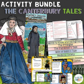 Preview of The Canterbury Tales Activities Bundle