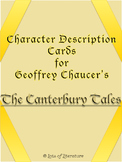 The Canterbury Tales Character Cards and Descriptions