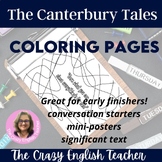 The Canterbury Tales Coloring Pages/Mini-Posters digital r