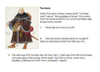 monk the canterbury tales