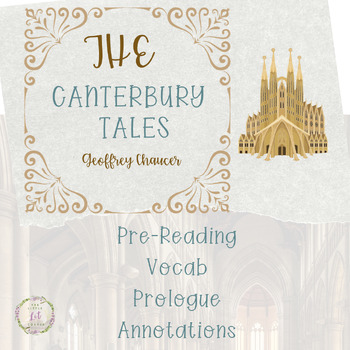 Preview of The Canterbury Tales Prologue Annotation, Activities, Pre Reading Comprehension