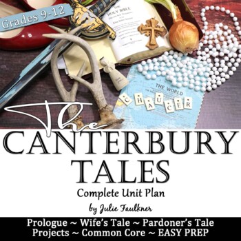 Preview of The Canterbury Tales Unit Plan, Lesson Plan