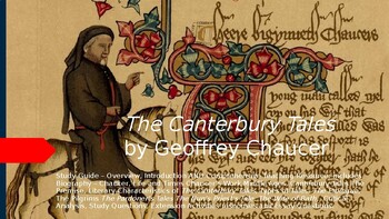 Preview of The Canterbury Tales by Chaucer-Comprehensive Teaching Resource and Study Guide