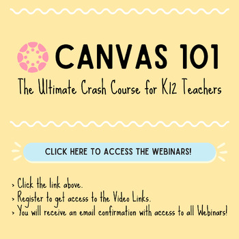 Preview of Canvas LMS 101 - The Ultimate Crash Course for K-12 Teachers!