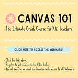 Canvas LMS 101 - The Ultimate Crash Course for K-12 Teachers!