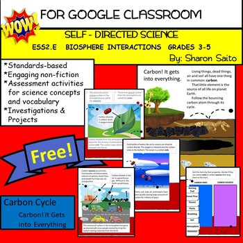 Preview of The Carbon Cycle ESS2.E Grades 3-5 by Saito
