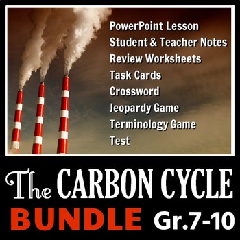 Preview of The Carbon Cycle BUNDLE {Editable}
