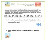 The Carbon Question: A Correlation and Regression Project