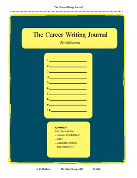 Preview of The Career Writing Journal