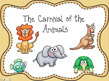 Preview of The Carnival of the Animals (PK- 2)