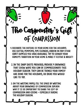 Preview of The Carpenter's Gift - Holiday Companion - Humanitarian