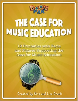 Preview of Bulletin Board - The Case for Music Education – 12 Printables