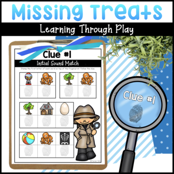 Preview of The Case of the Missing Treats Mystery Preschool Activities