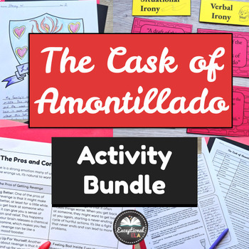 Preview of The Cask of Amontillado Activity Resources Bundle - Poe Short Story Unit