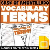 The Cask of Amontillado Edgar Allen Poe - Vocabulary Works