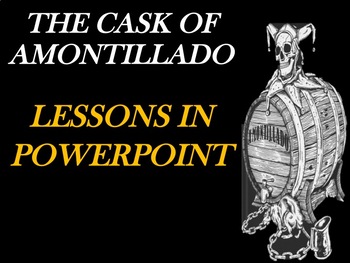 Preview of The Cask of Amontillado Lessons in PowerPoint
