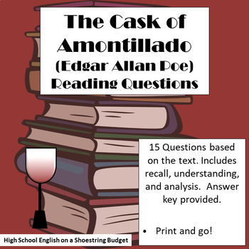 critical thinking questions the cask of amontillado