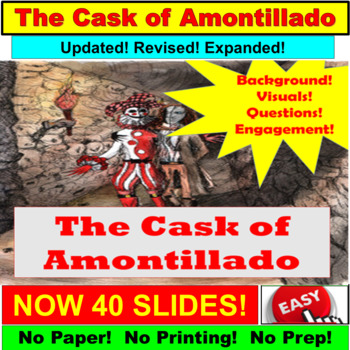 Preview of The Cask of Amontillado PowerPoint, Google Slides