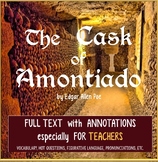 The Cask of Amontillado - TEACHER COPY with ANNOTATIONS and Vocab