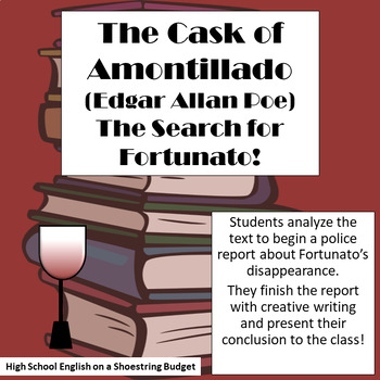 Preview of The Cask of Amontillado: The Search for Fortunato Project (Edgar Allan Poe)