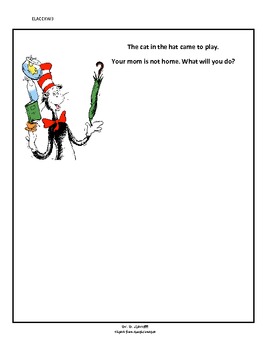 The Cat in the Hat responsive writing | TPT