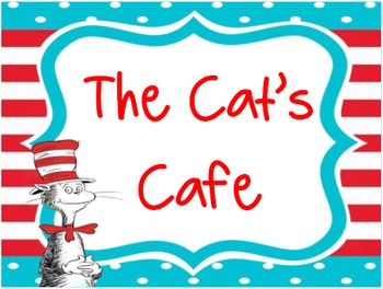 The Cat s  Cafe  Dramatic Play  Center by Kayla Hubbard TpT