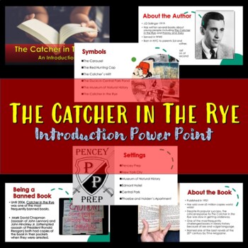 Preview of The Catcher In the Rye Introduction Power Point