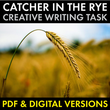Preview of Catcher in the Rye, Holden Caulfield Voice, Creative Writing, PDF & Google Drive