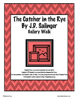 Preview of The Catcher in the Rye Gallery Walk