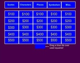 The Catcher in the Rye Jeopardy Game for Smartboard